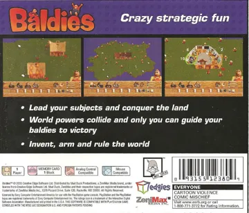 Baldies (US) box cover back